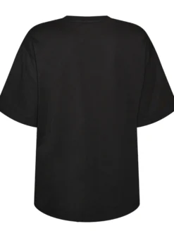 Aktiv-T-Shirt mit lockerer Passform und aufgesticktem Statement