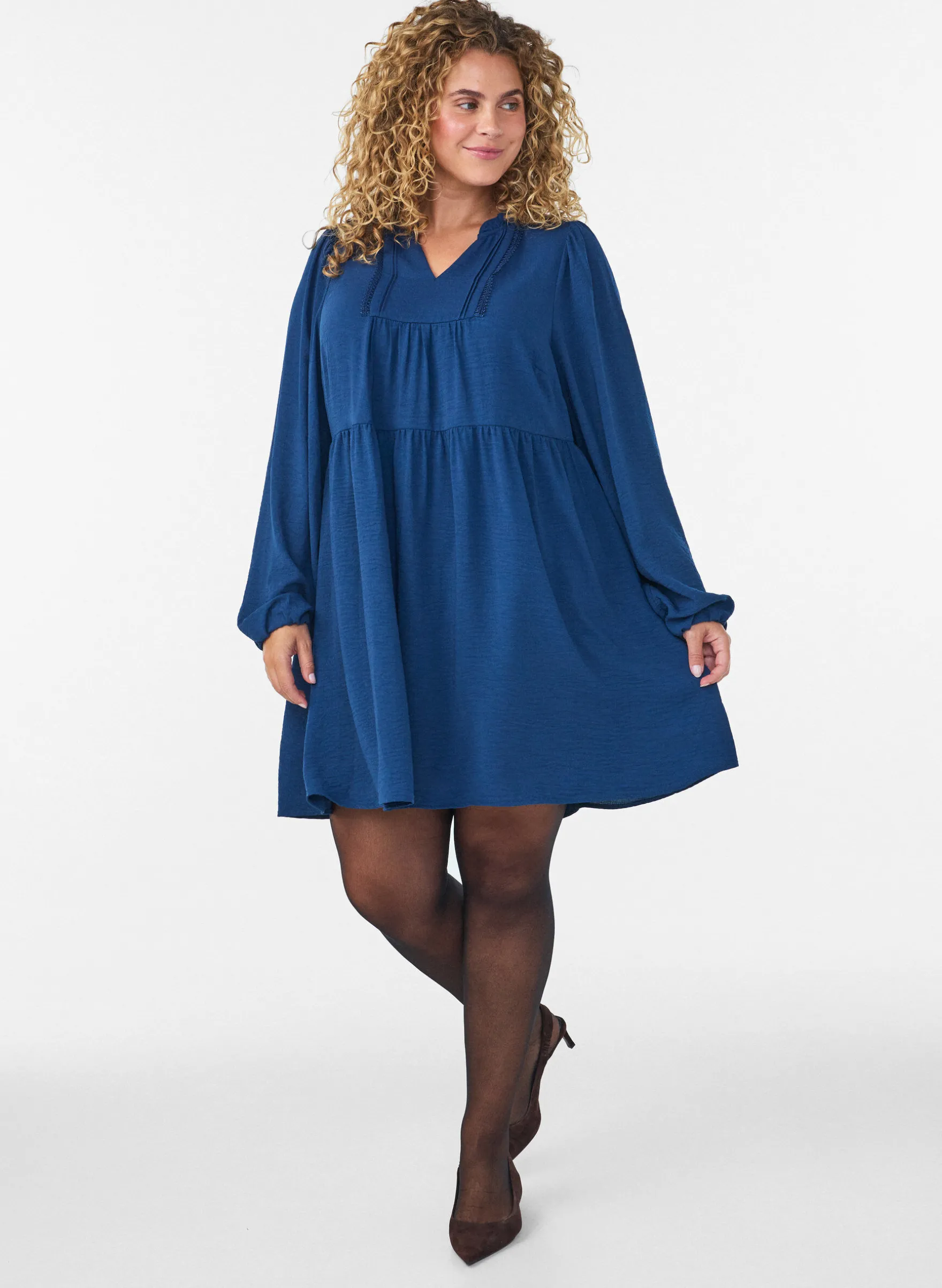 A-Linien-Kleid mit Empire-Linie
