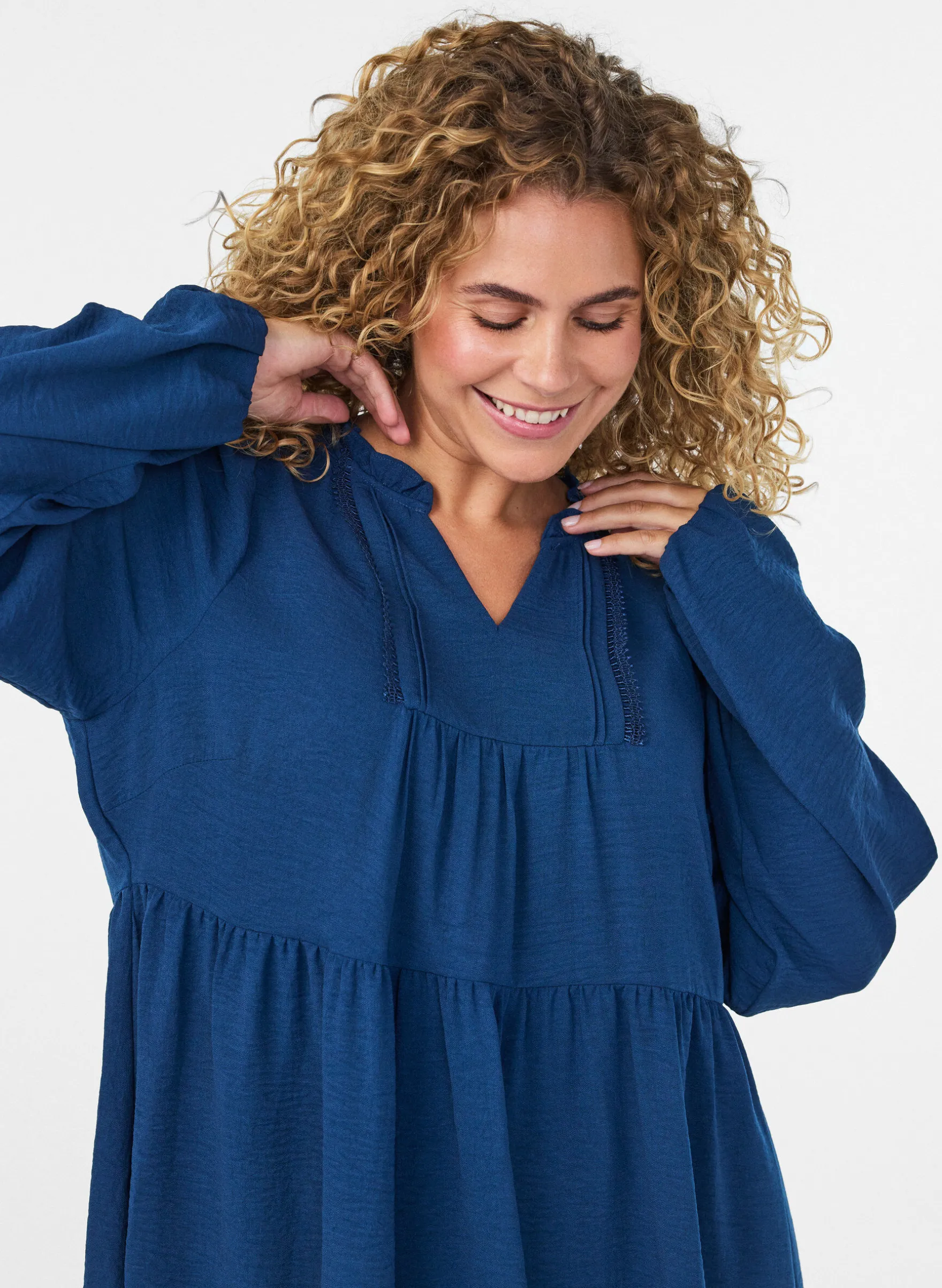 A-Linien-Kleid mit Empire-Linie