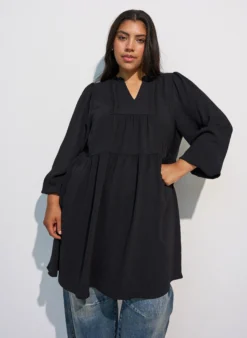 A-Linien-Kleid mit Empire-Linie