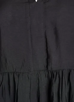 A-Linien-Kleid mit Rüschenkragen