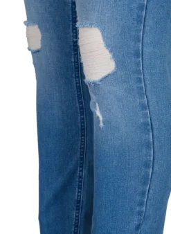 Amy-Jeans mit superschmaler Passform und gerippten Details