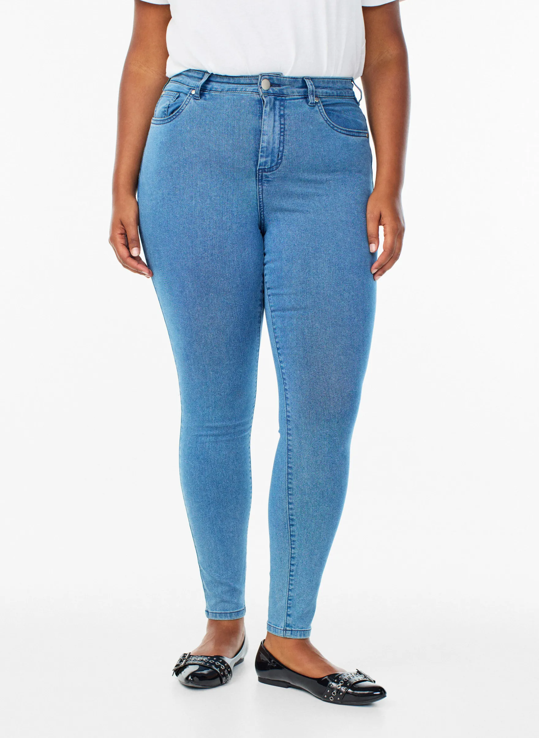 Amy Super Slim Fit Jeans mit hoher Taille