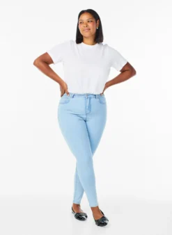 Amy Super Slim Fit Jeans mit hoher Taille