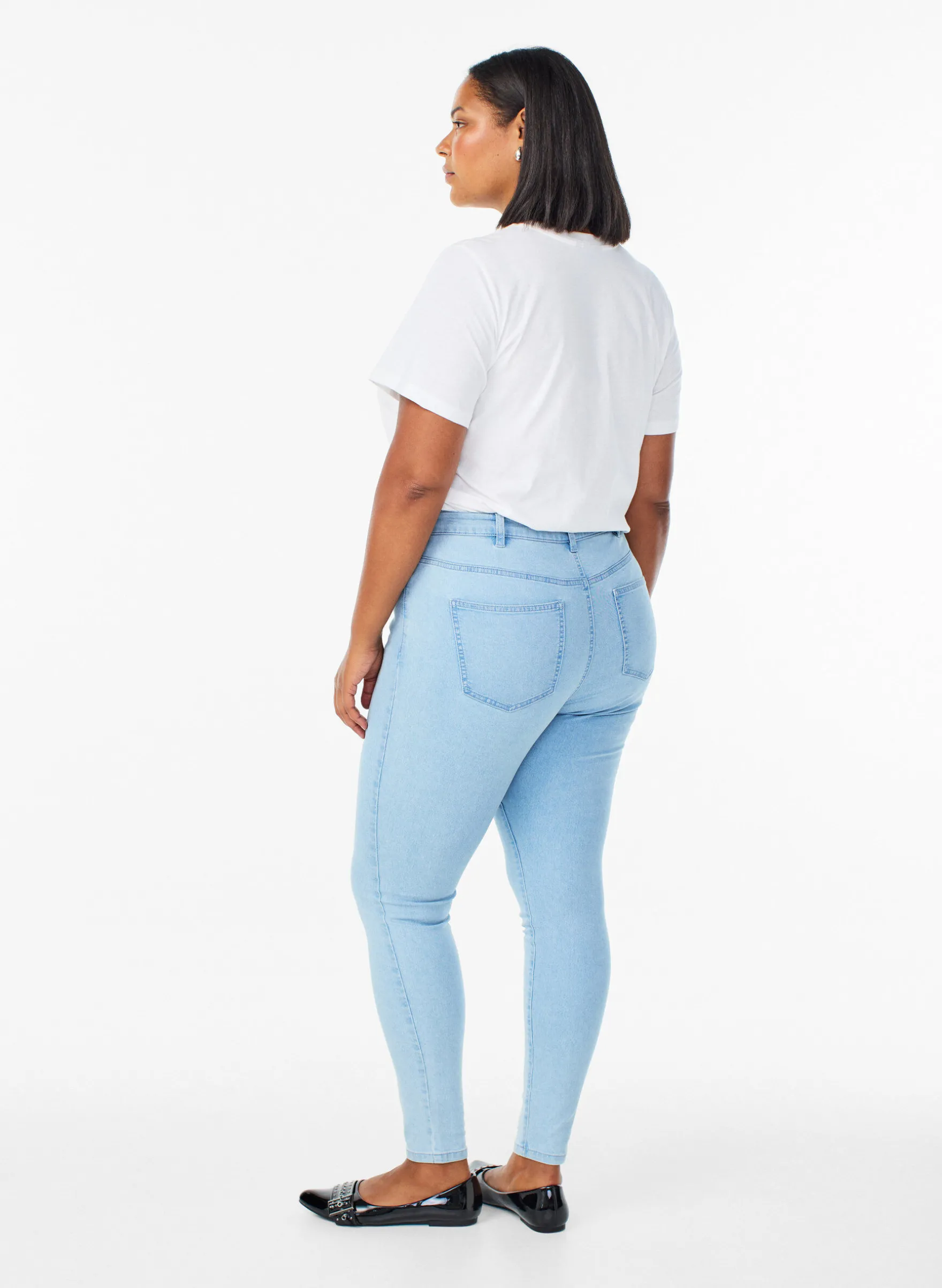 Amy Super Slim Fit Jeans mit hoher Taille