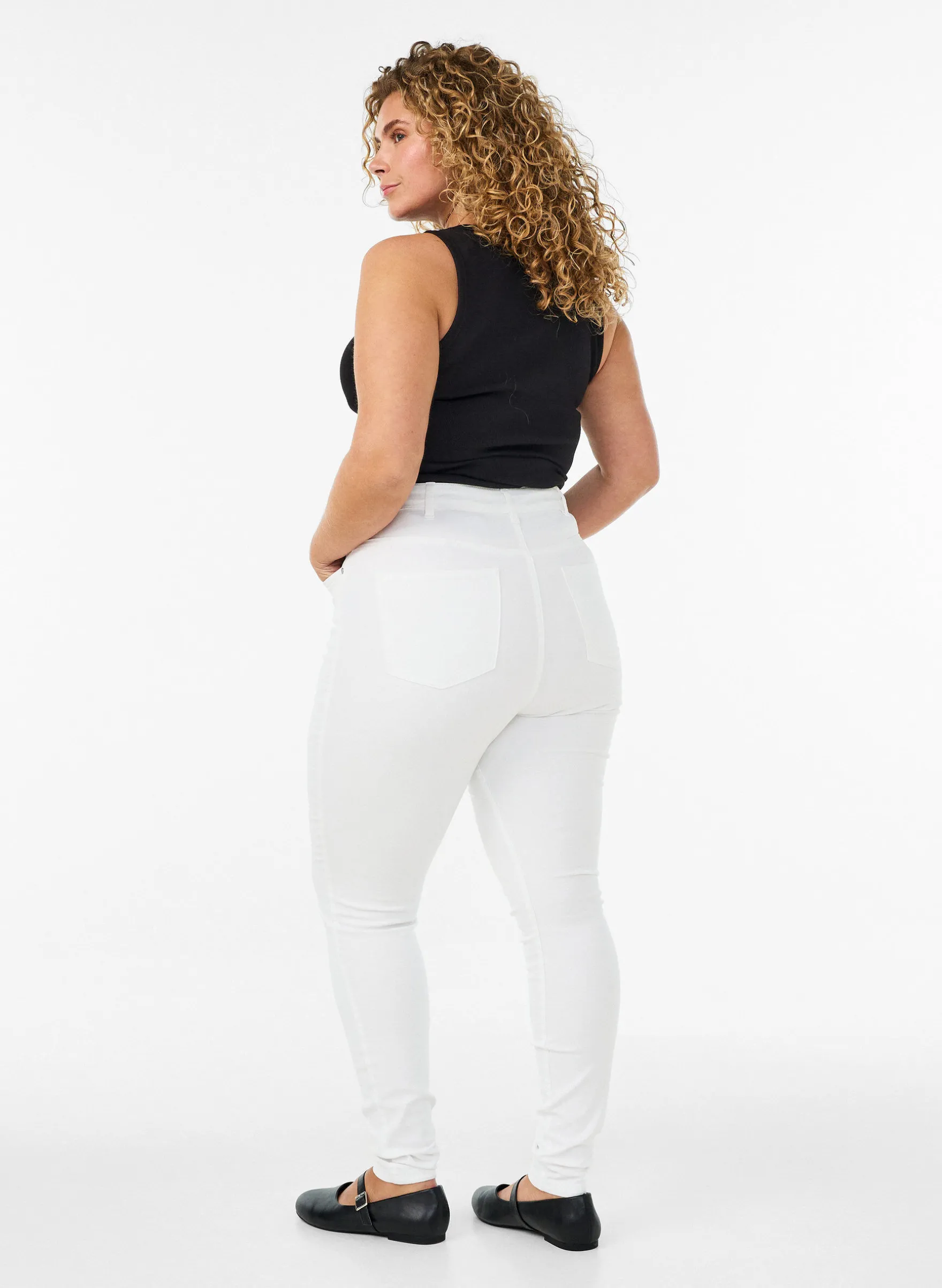 Amy Super Slim Fit Jeans mit hoher Taille
