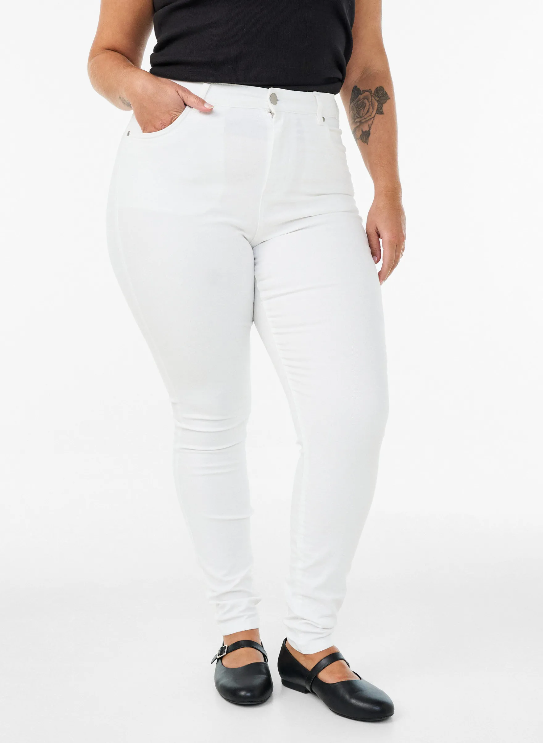 Amy Super Slim Fit Jeans mit hoher Taille