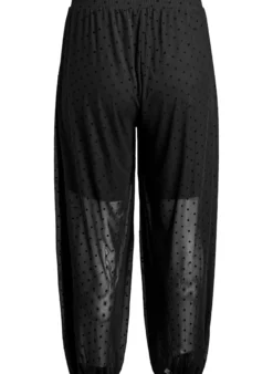 Ballonhose aus Mesh mit Polka Dots