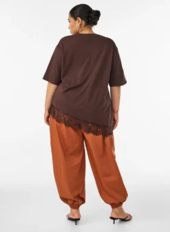 Ballonhose mit Taschen und elastischem Bund