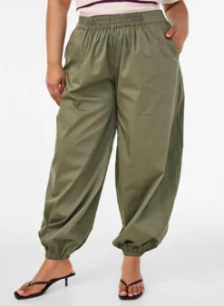 Ballonhose mit Taschen und elastischem Bund