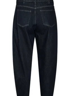 Barrel-Jeans mit hoher Taille