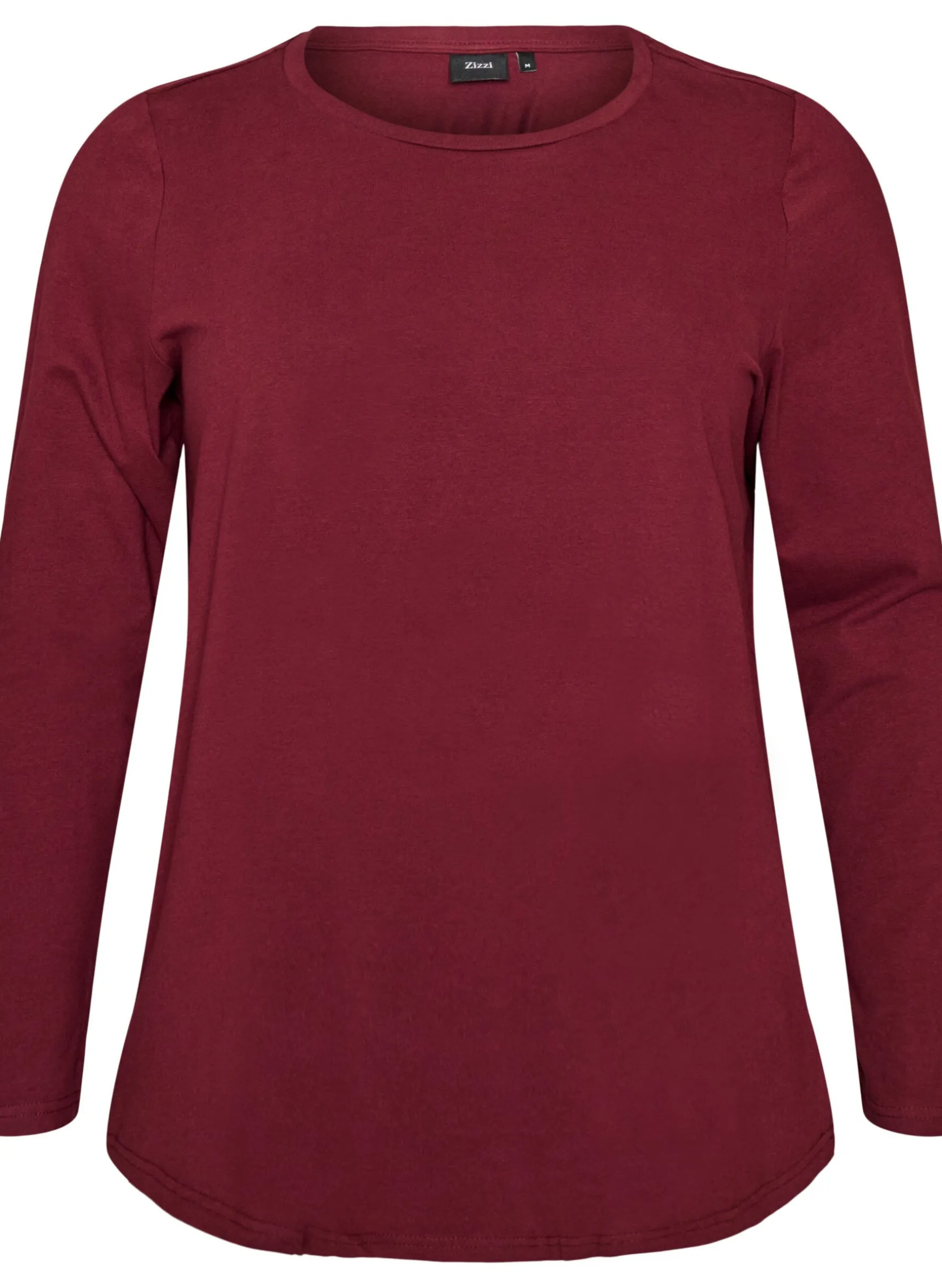 Basic Bluse aus Jersey mit langen Ärmeln