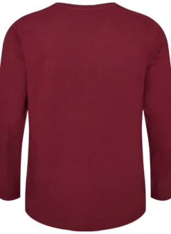 Basic Bluse aus Jersey mit langen Ärmeln