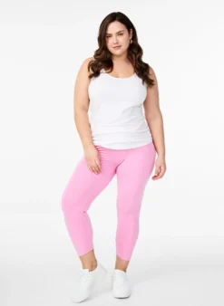 Basic 3/4 Leggings aus Viskose