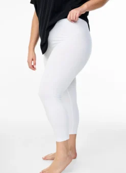 Basic 3/4-Leggings aus Viskose