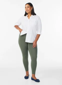 Basic Leggings aus Viskose