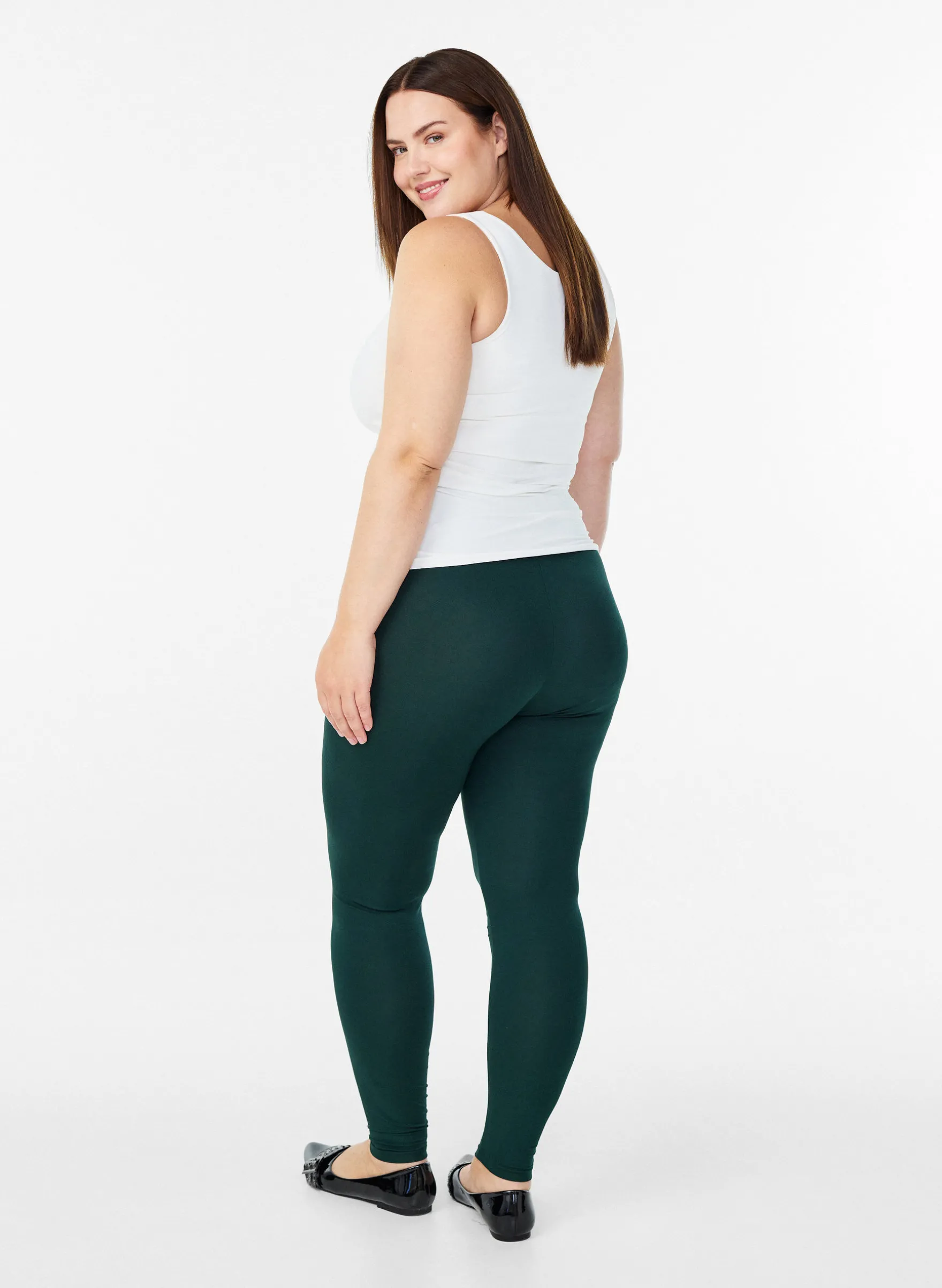 Basic-Leggings aus Viskose