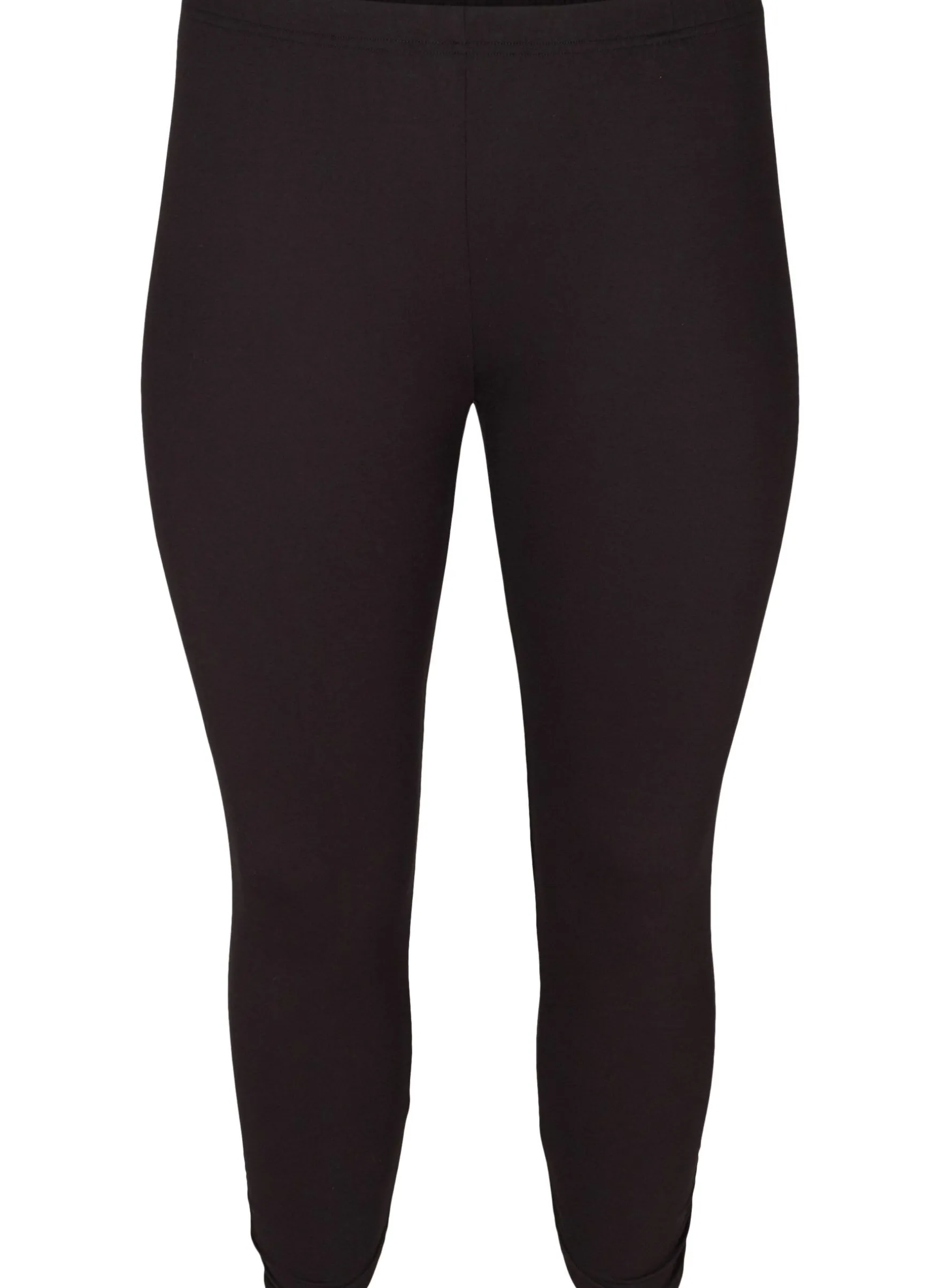Basic 3/4-Leggings mit Rüschendetail