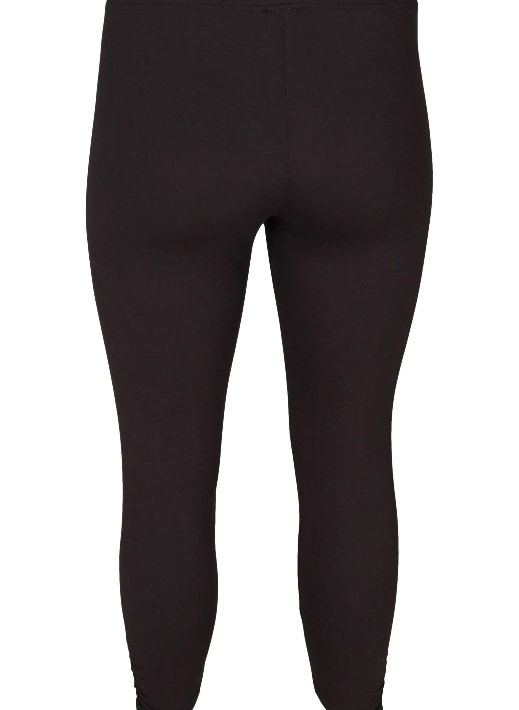 Basic 3/4-Leggings mit Rüschendetail