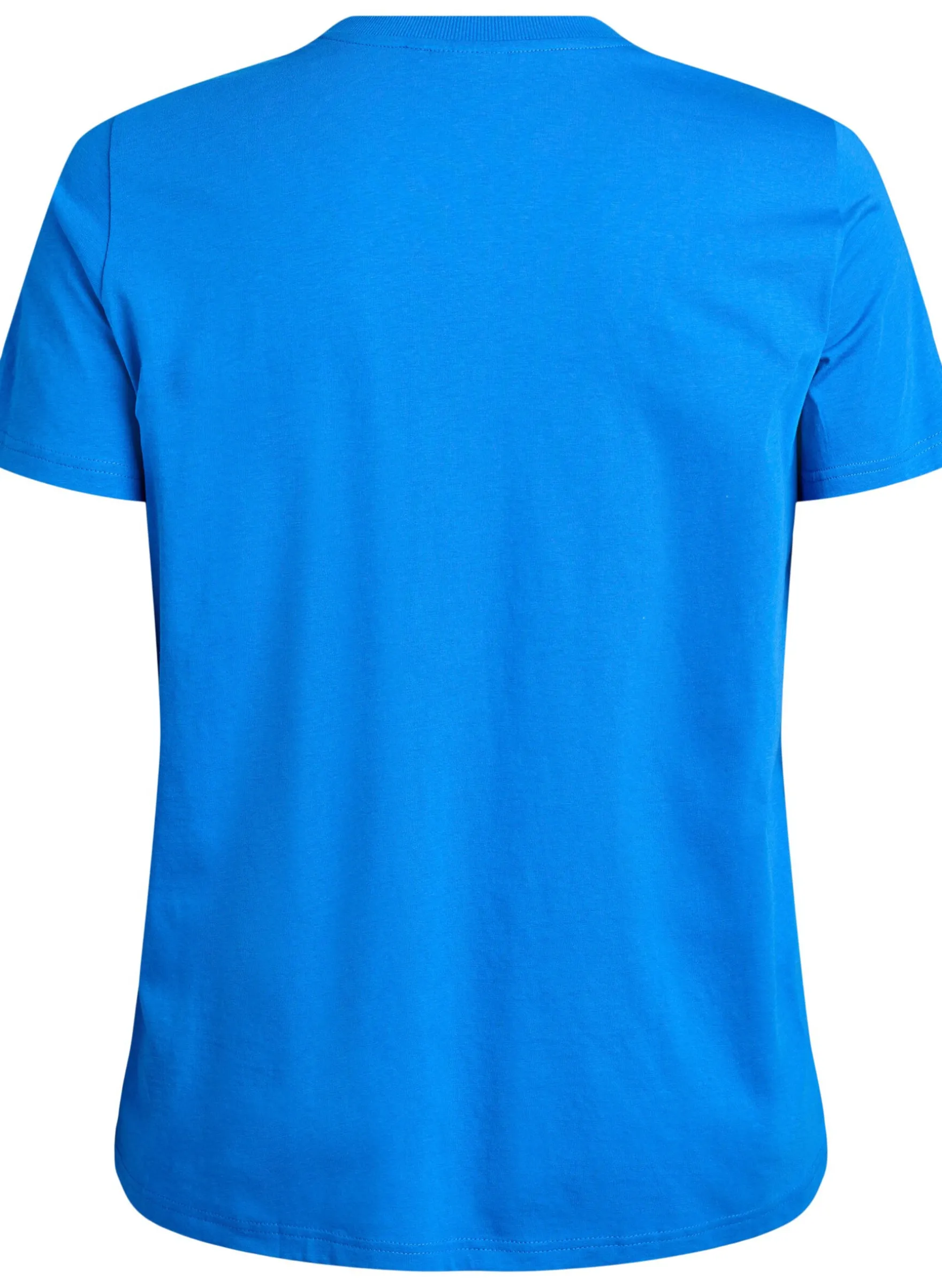 Basic-T-Shirt aus Baumwolle mit Rundhalsausschnitt
