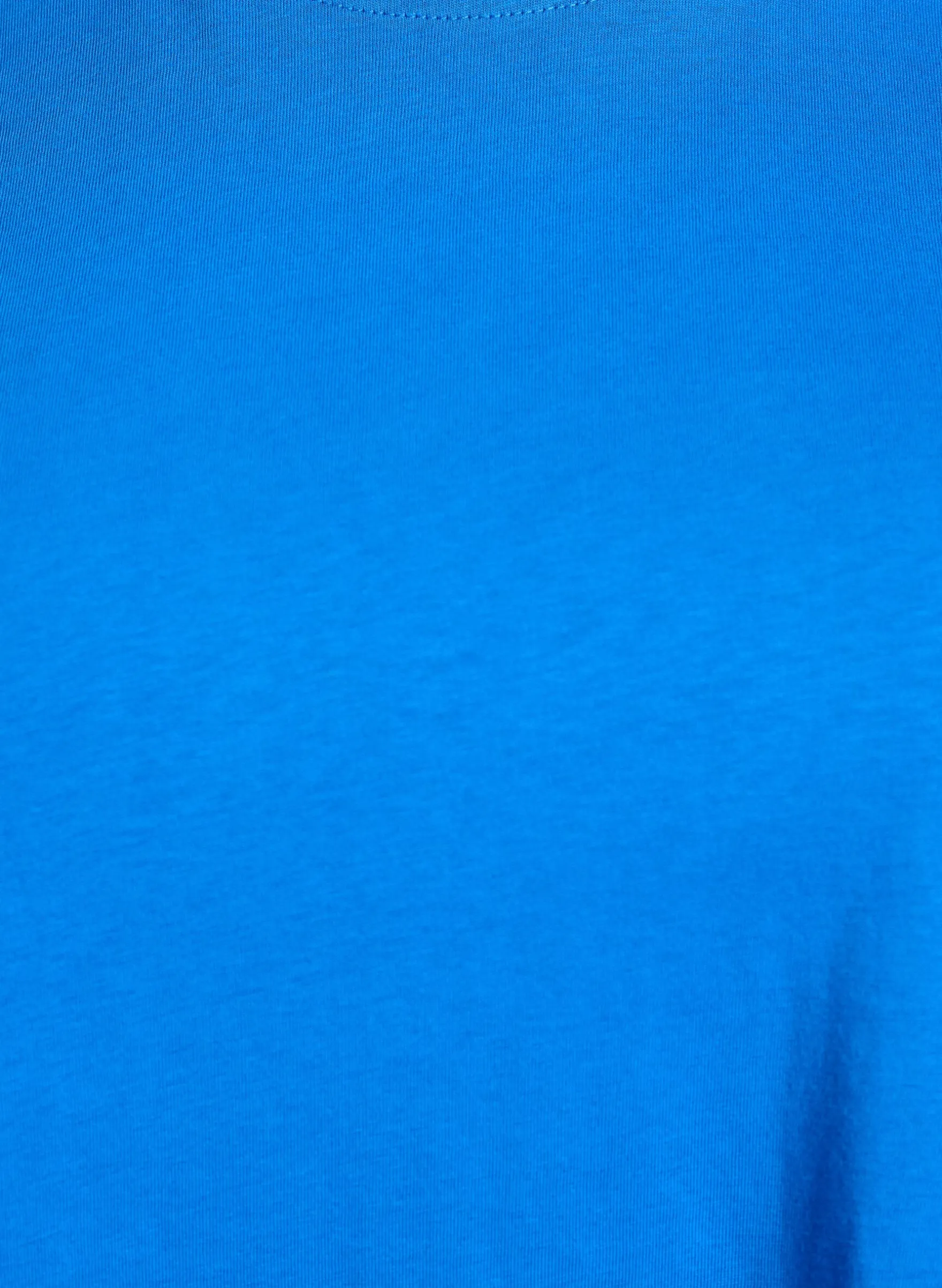 Basic-T-Shirt aus Baumwolle mit Rundhalsausschnitt