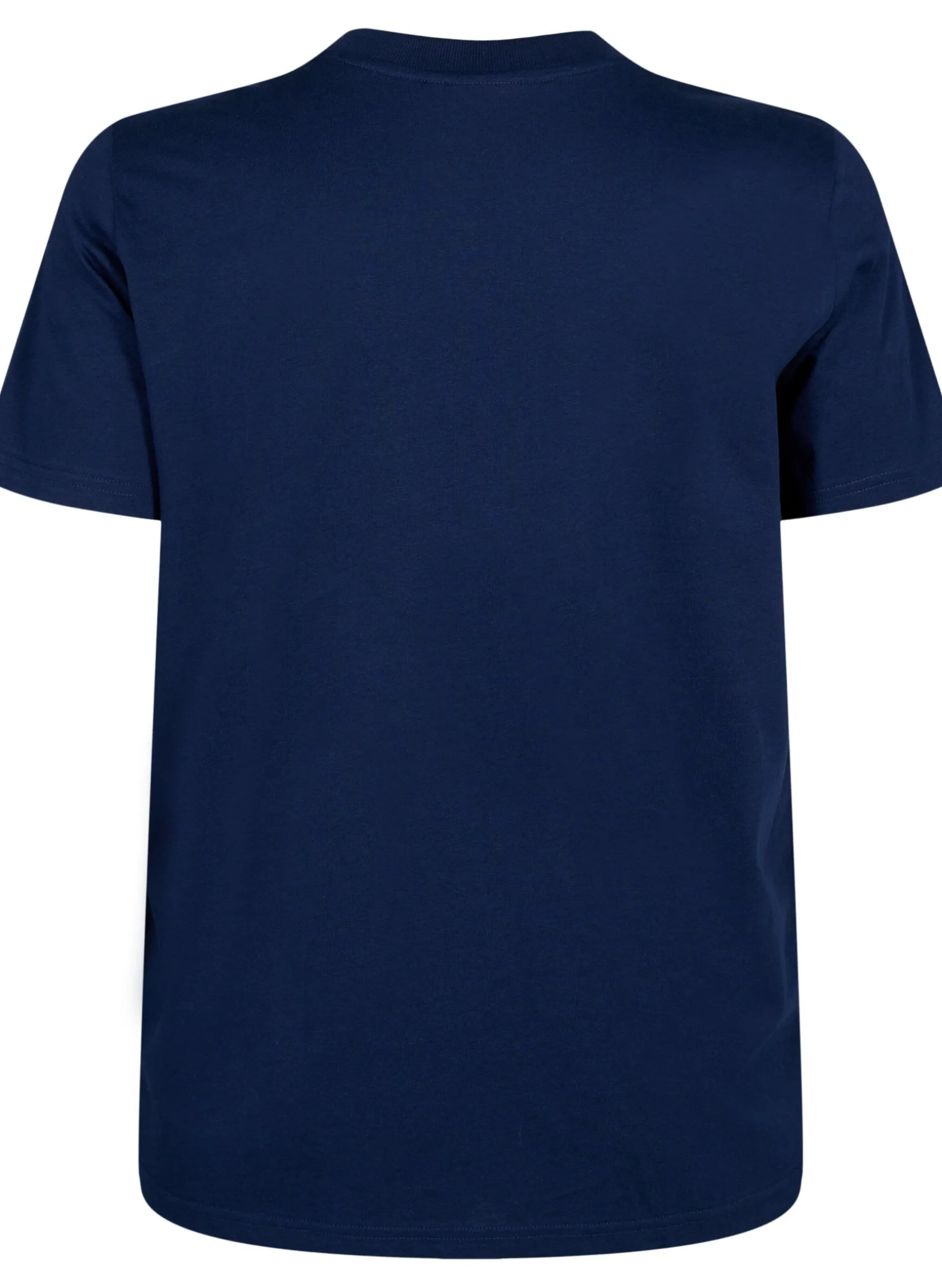 Basic-T-Shirt aus Baumwolle mit Rundhalsausschnitt