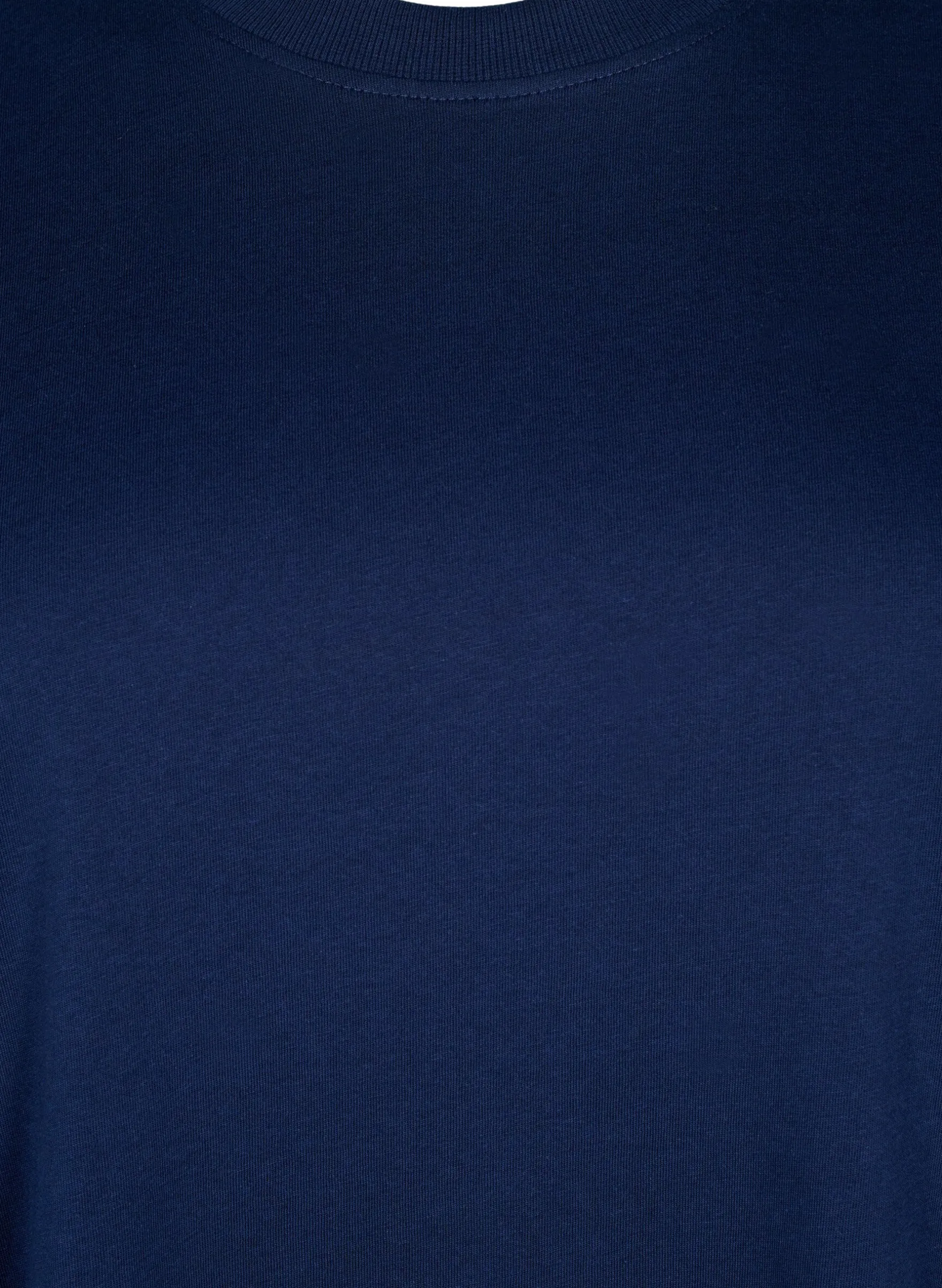 Basic-T-Shirt aus Baumwolle mit Rundhalsausschnitt