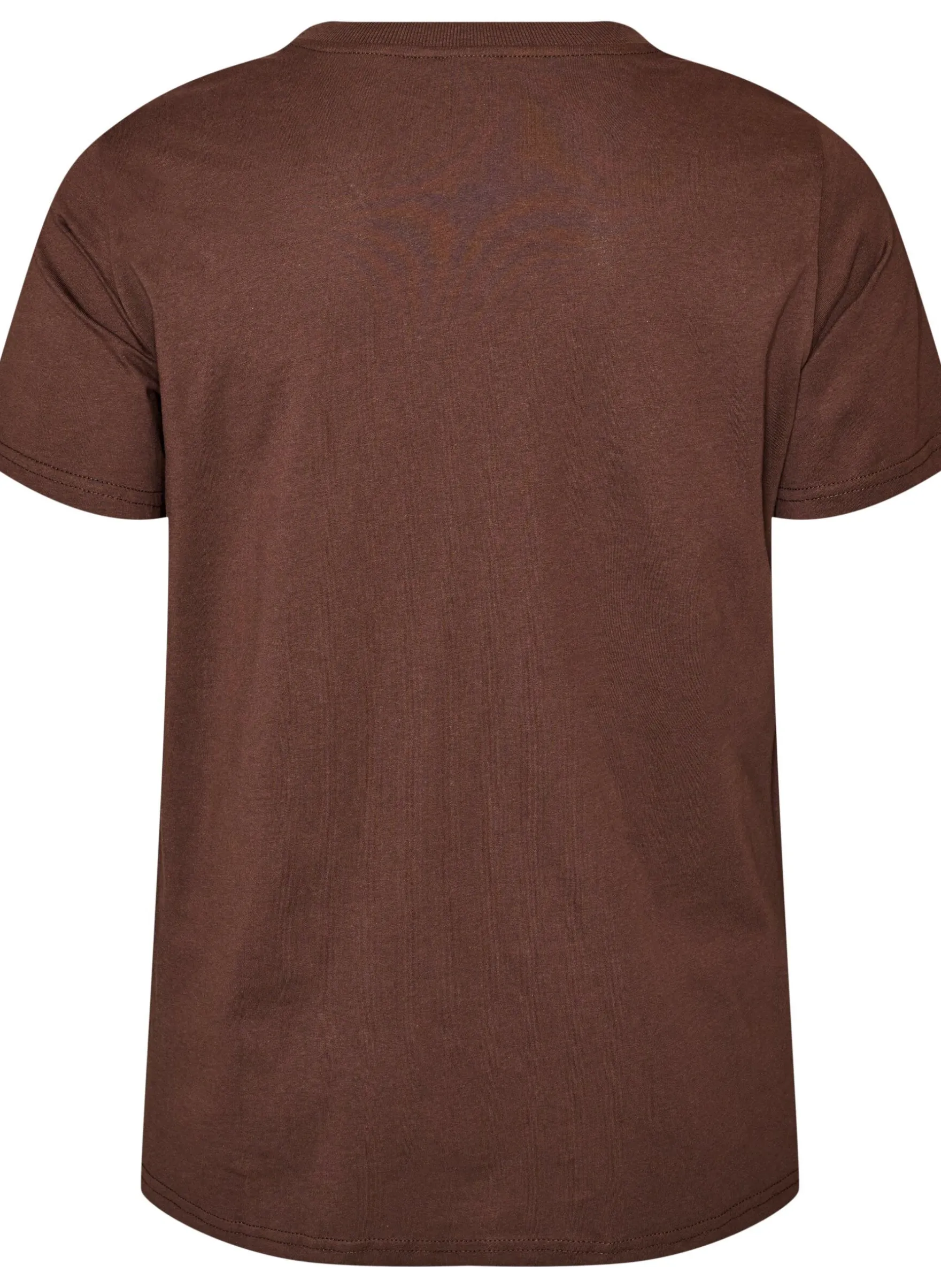 Basic-T-Shirt aus Baumwolle mit Rundhalsausschnitt