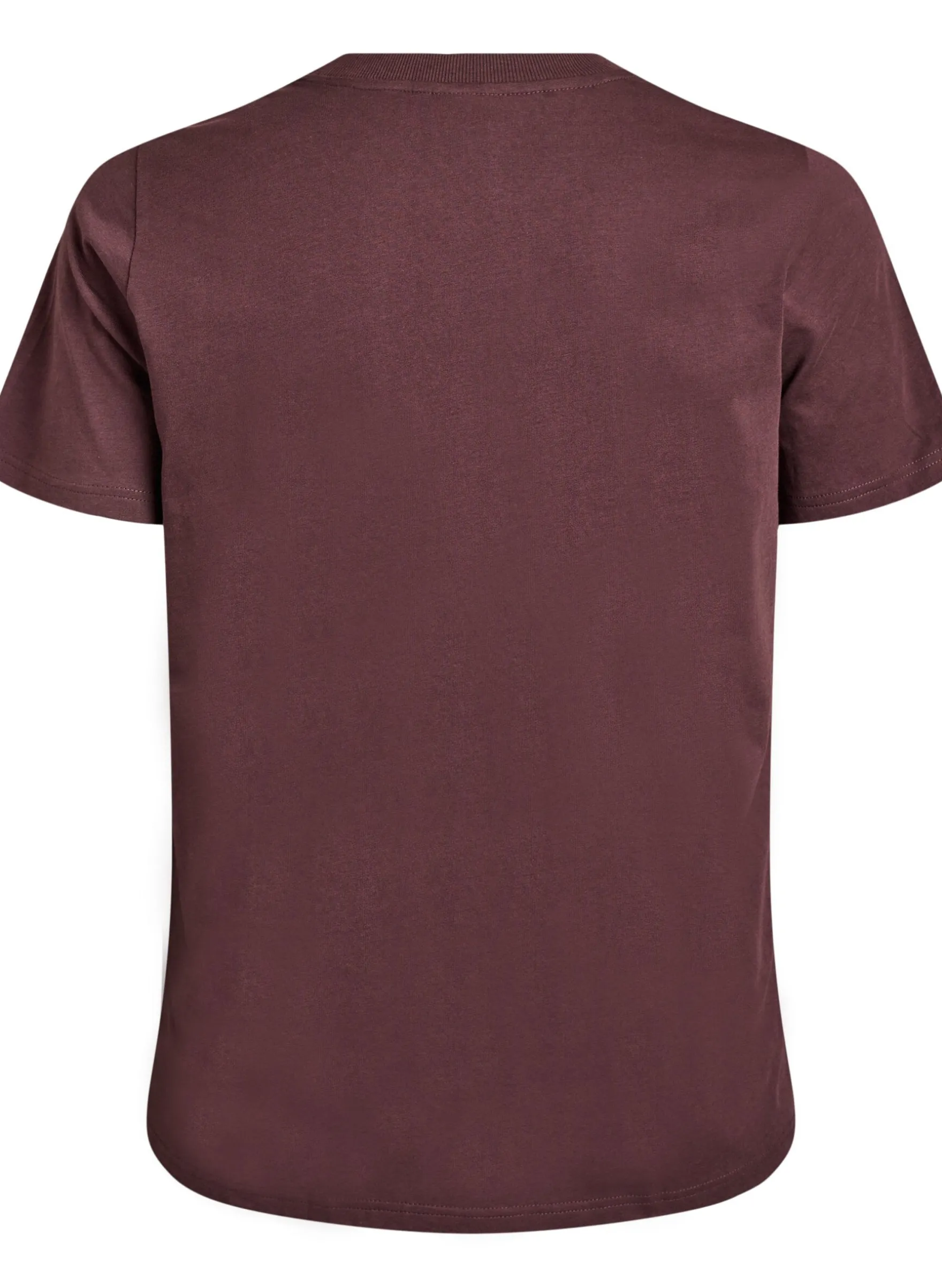 Basic-T-Shirt aus Baumwolle mit Rundhalsausschnitt