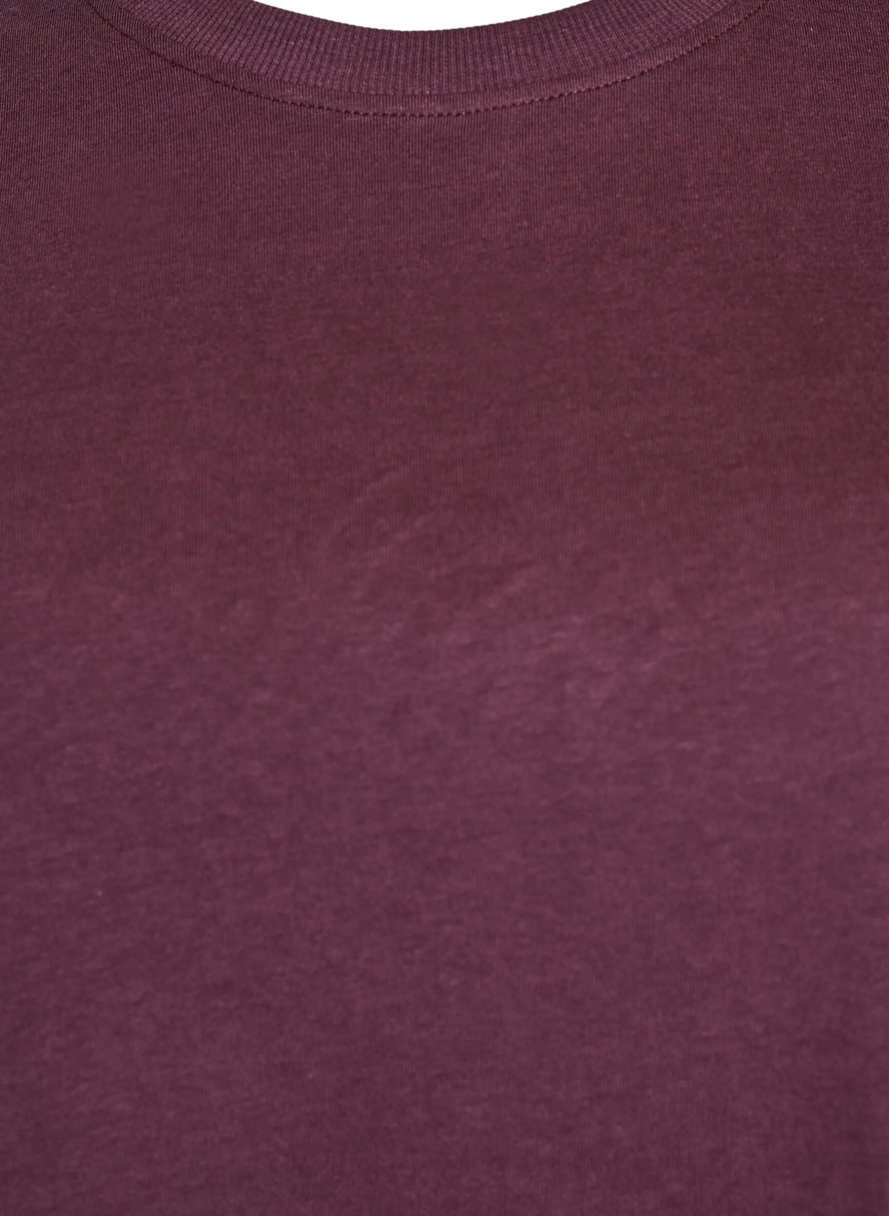 Basic-T-Shirt aus Baumwolle mit Rundhalsausschnitt