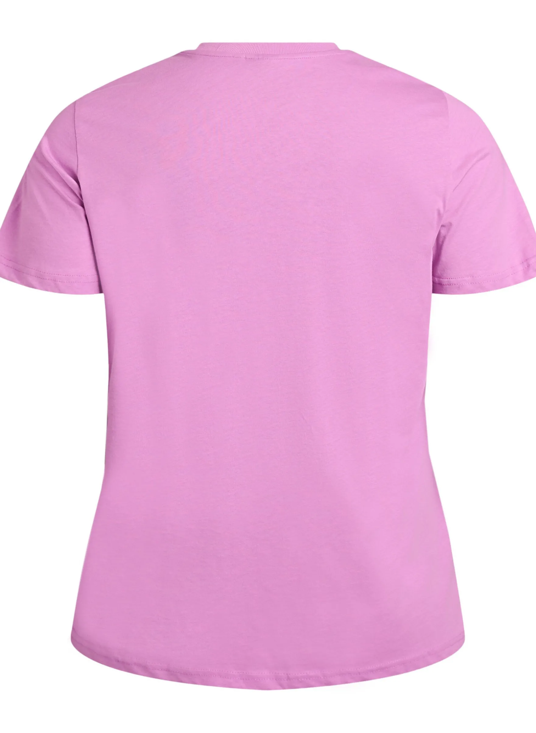 Basic-T-Shirt aus Baumwolle mit Rundhalsausschnitt