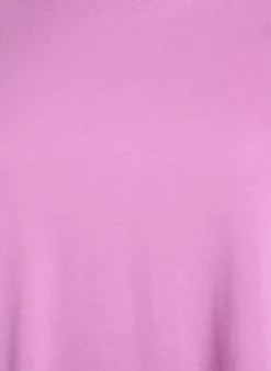 Basic-T-Shirt aus Baumwolle mit Rundhalsausschnitt