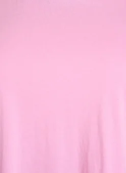 Basic-T-Shirt aus Baumwolle mit Rundhalsausschnitt