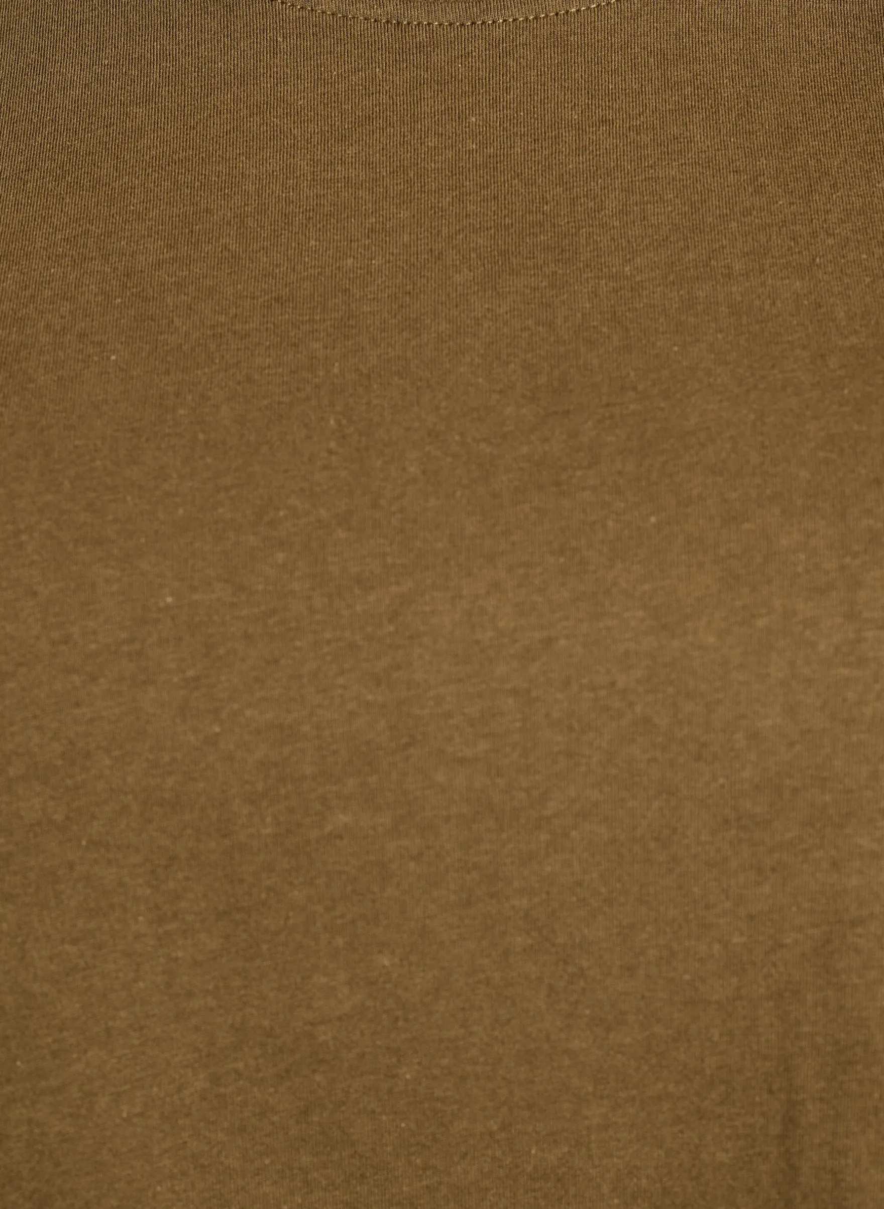Basic-T-Shirt aus Baumwolle mit Rundhalsausschnitt