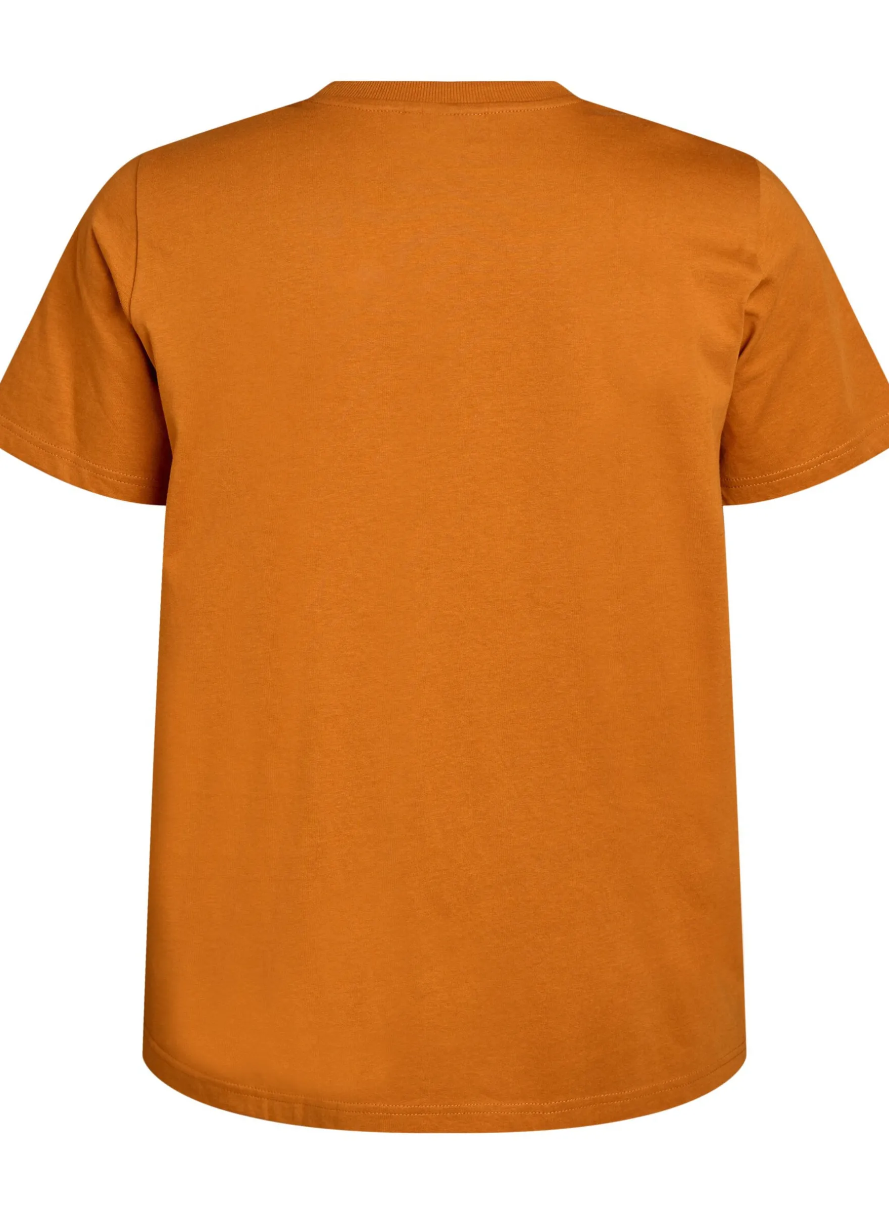 Basic-T-Shirt aus Baumwolle mit Rundhalsausschnitt
