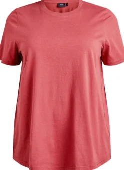 Basic-T-Shirt aus Baumwolle mit Rundhalsausschnitt