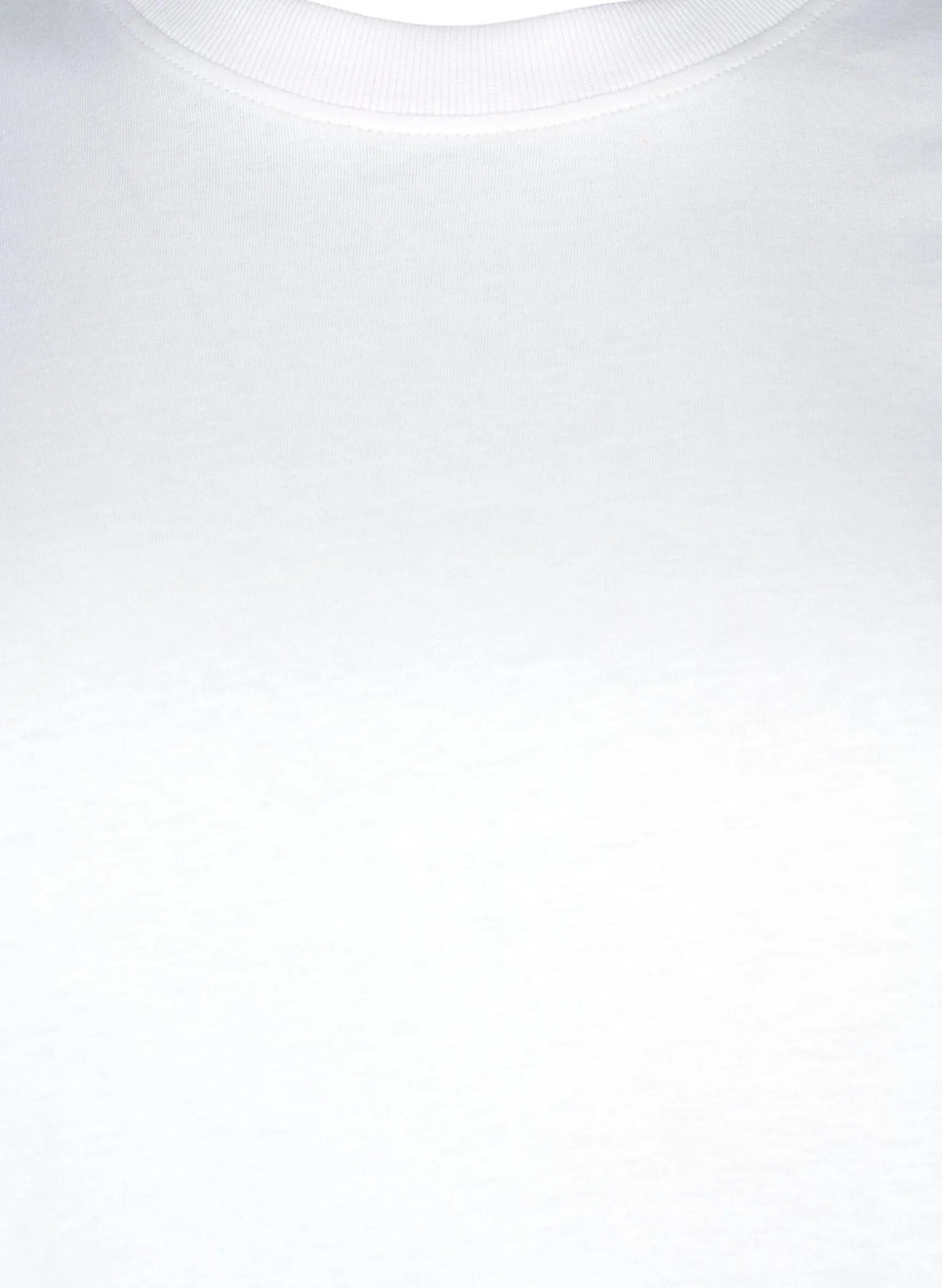 Basic-T-Shirt aus Baumwolle mit Rundhalsausschnitt