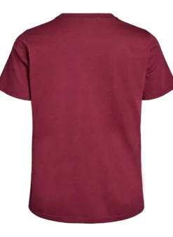 Basic-T-Shirt aus Baumwolle mit Rundhalsausschnitt.