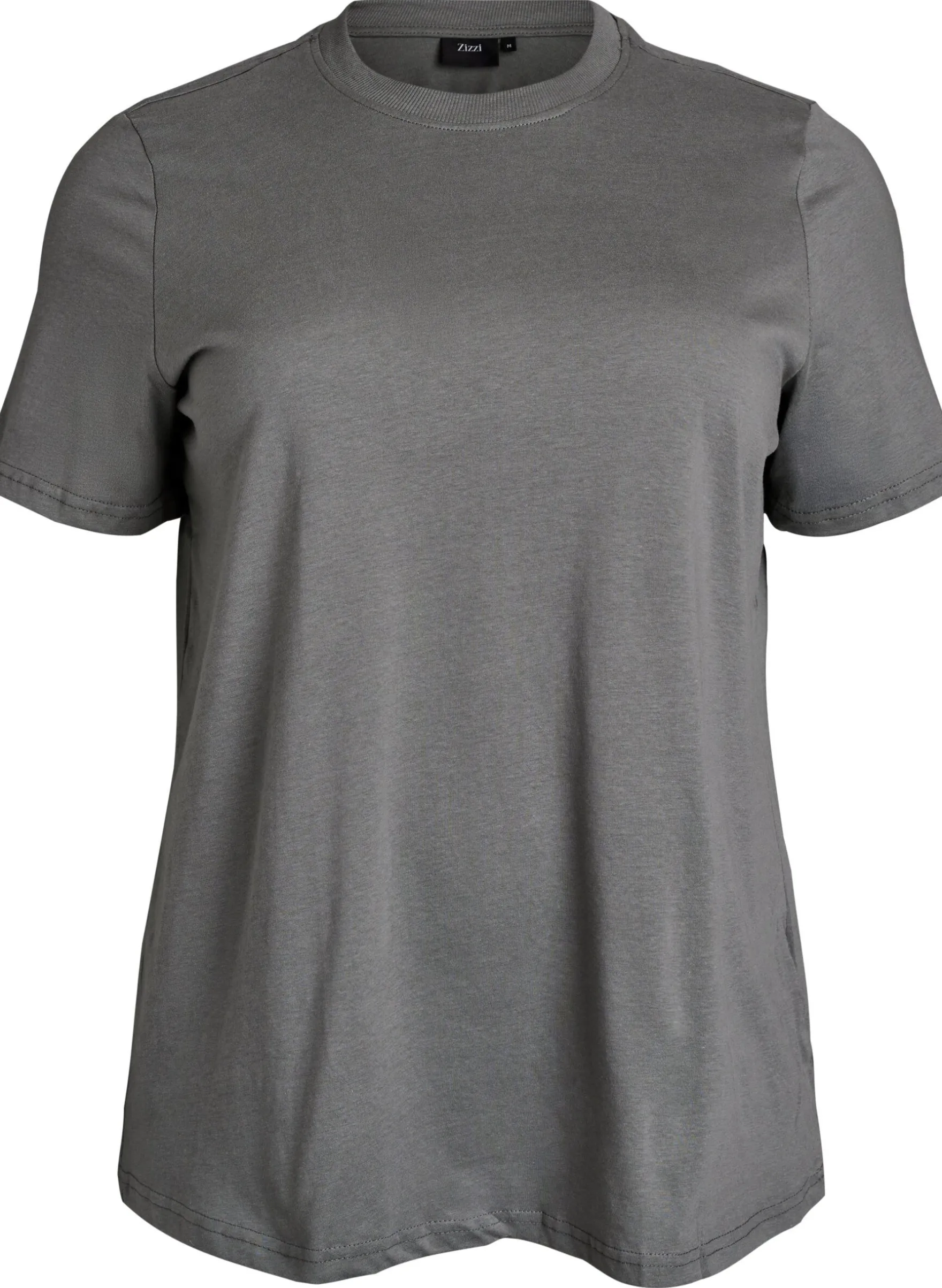Basic-T-Shirt aus Baumwolle mit Rundhalsausschnitt.