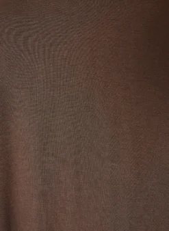 Basic T-Shirt aus Viskose mit V-Ausschnitt