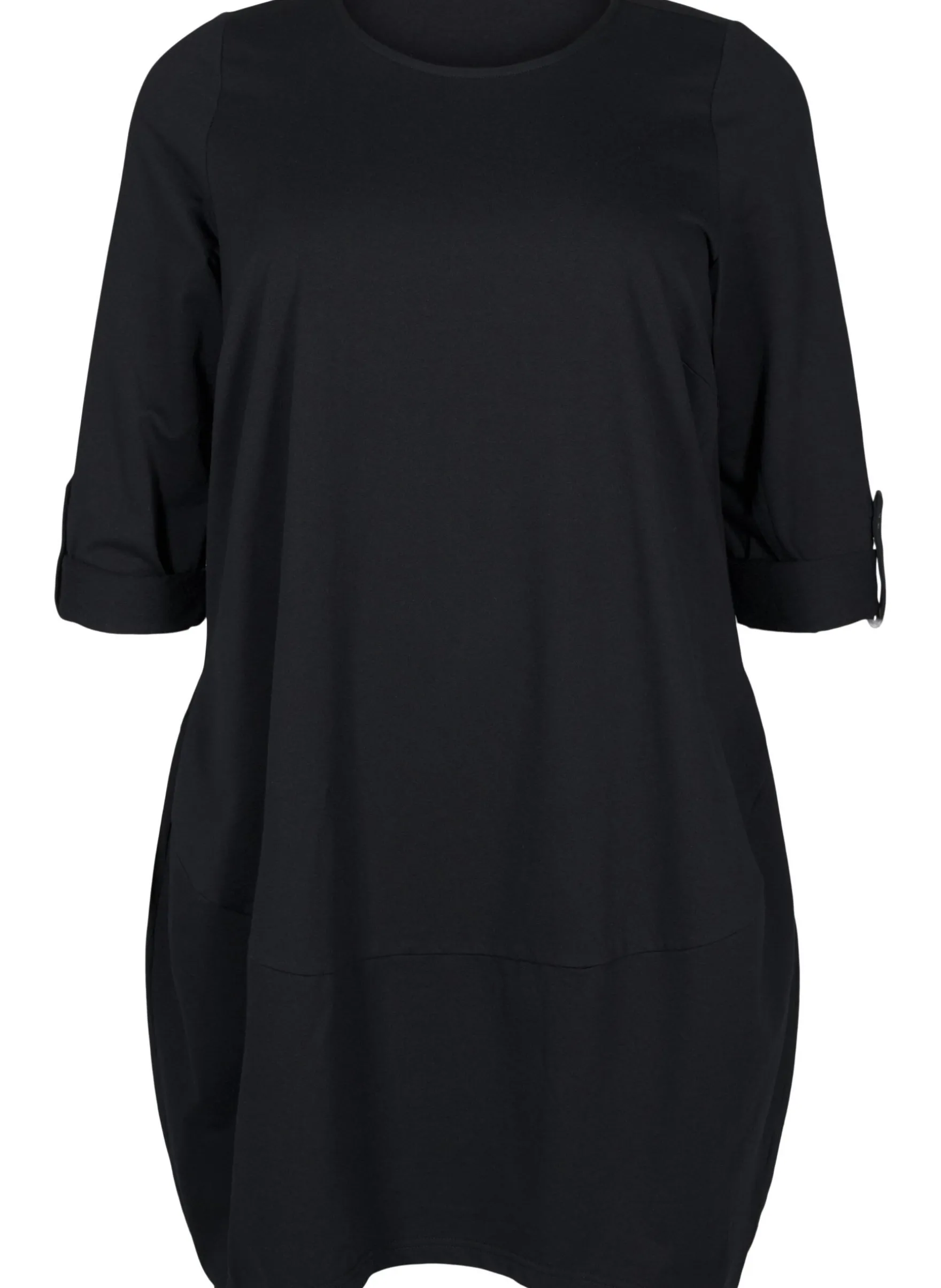 Baumwollkleid mit Ballon-Passform