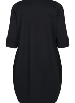 Baumwollkleid mit Ballon-Passform