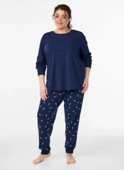 Bedruckte Pyjamahose