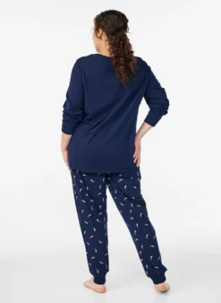 Bedruckte Pyjamahose