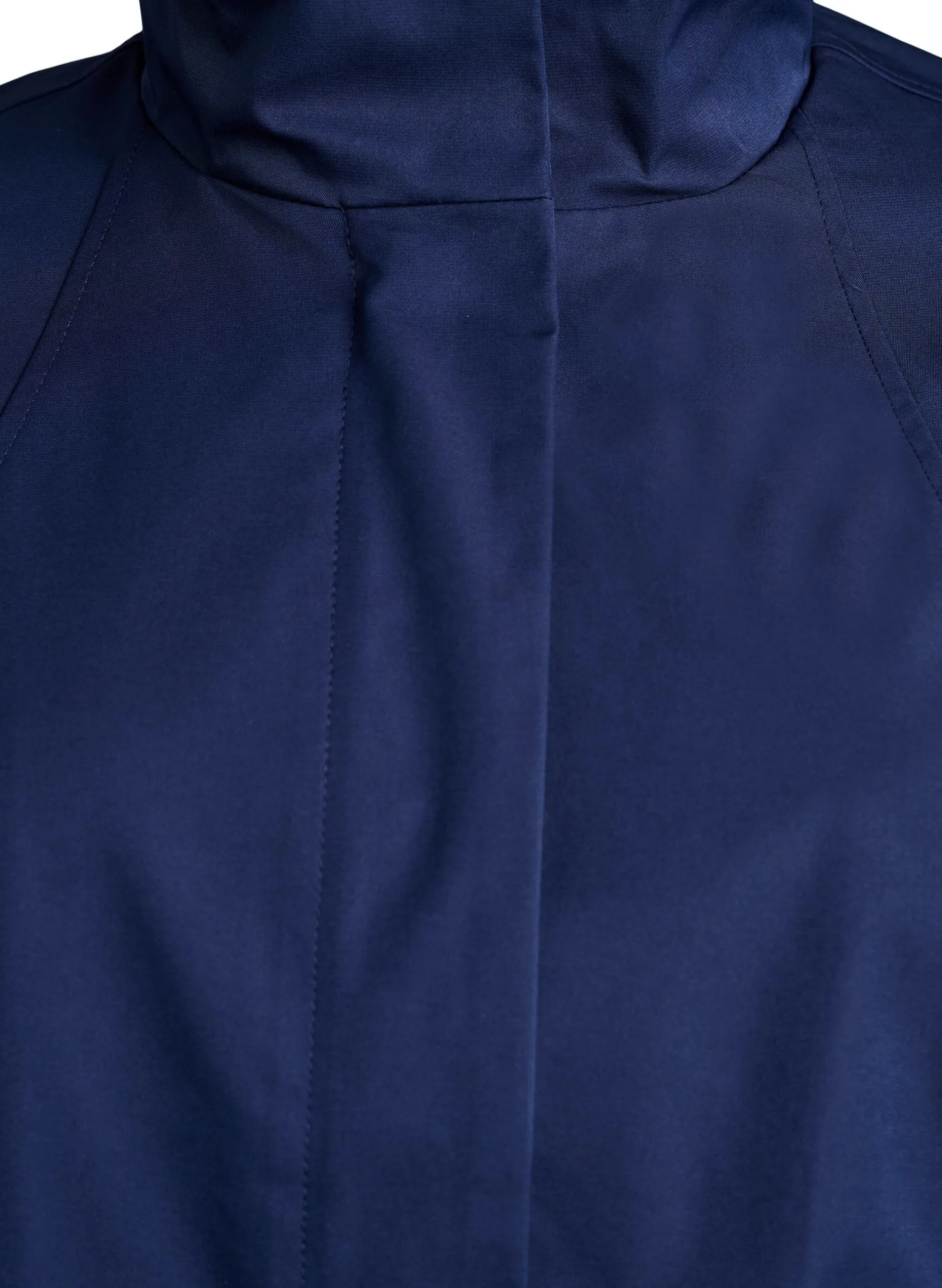 Übergangsjacke mit Taschen und hohem Kragen