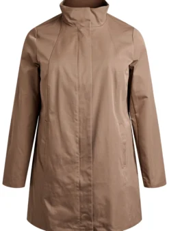 Übergangsjacke mit Taschen und hohem Kragen