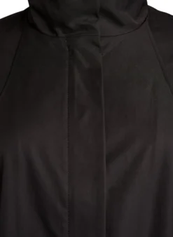 Übergangsjacke mit Taschen und hohem Kragen