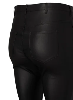 Beschichtete Amy Jeans mit Reißverschluss Detail