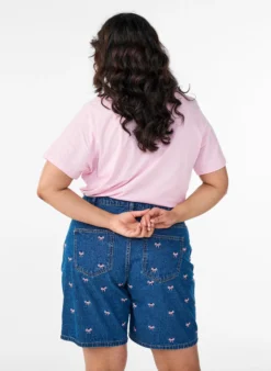 Bestickte Denimshorts