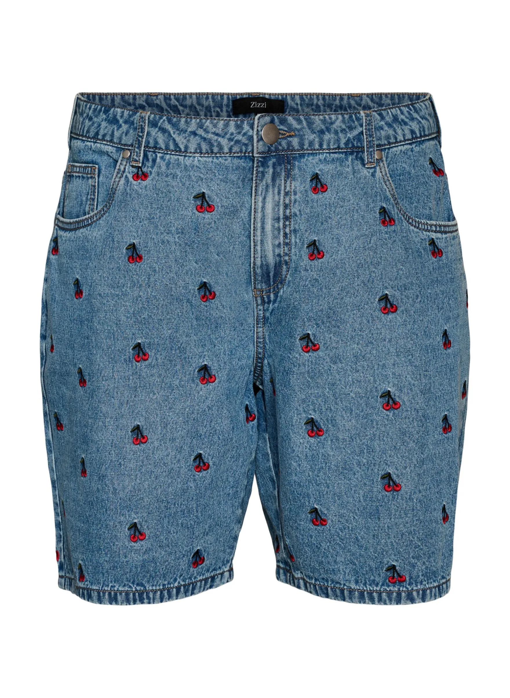 Bestickte Denimshorts